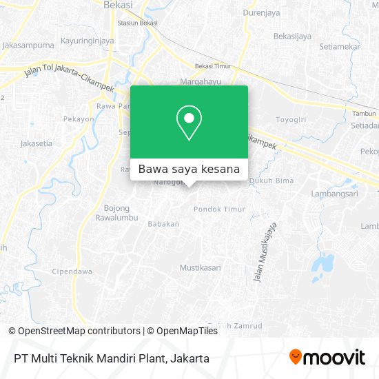 Peta PT Multi Teknik Mandiri Plant