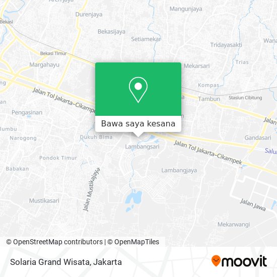 Peta Solaria Grand Wisata