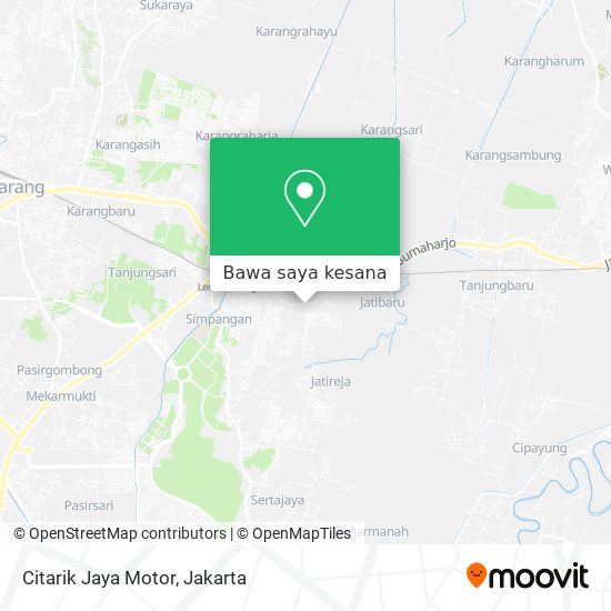 Peta Citarik Jaya Motor