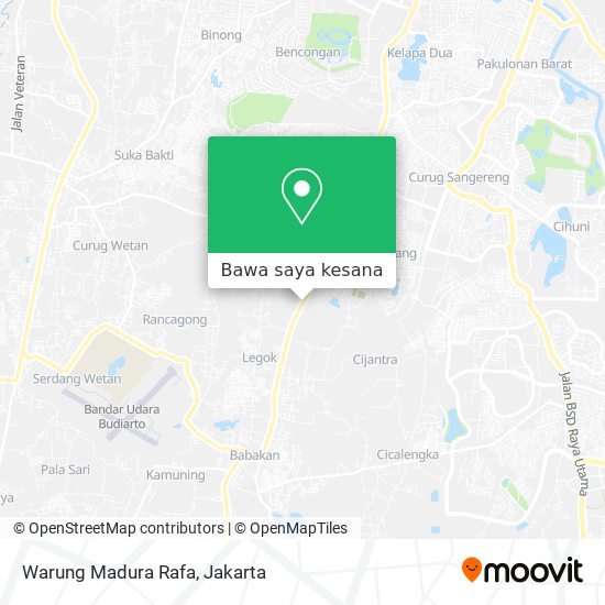 Peta Warung Madura Rafa