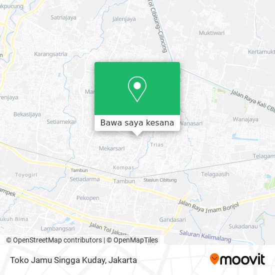 Peta Toko Jamu Singga Kuday