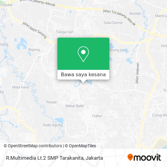 Peta R.Multimedia Lt.2 SMP Tarakanita