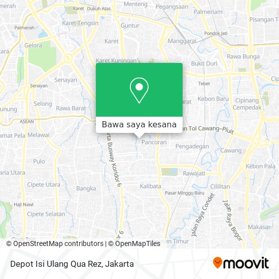 Peta Depot Isi Ulang Qua Rez