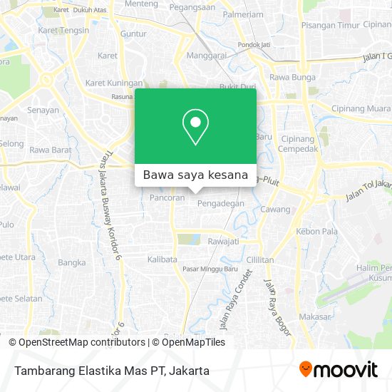 Peta Tambarang Elastika Mas PT