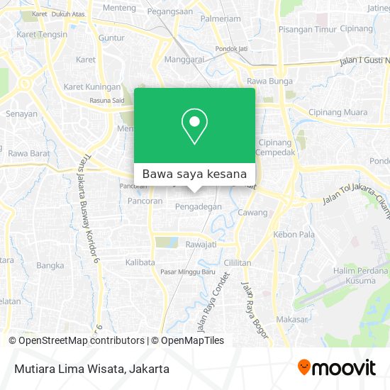 Peta Mutiara Lima Wisata