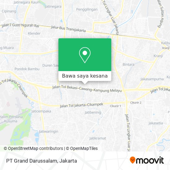 Peta PT Grand Darussalam