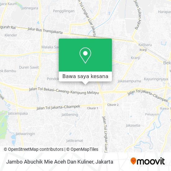 Peta Jambo Abuchik Mie Aceh Dan Kuliner