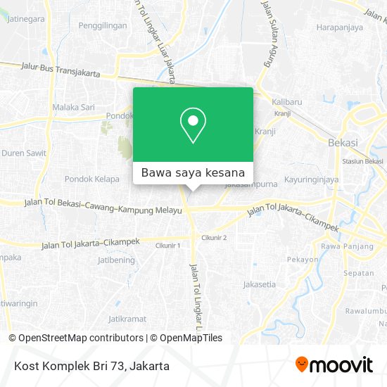 Peta Kost Komplek Bri 73