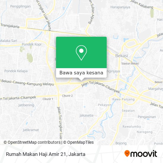 Peta Rumah Makan Haji Amir 21