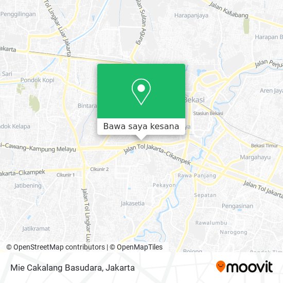 Peta Mie Cakalang Basudara