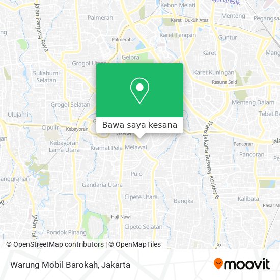 Peta Warung Mobil Barokah