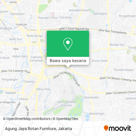 Peta Agung Jaya Rotan Furniture