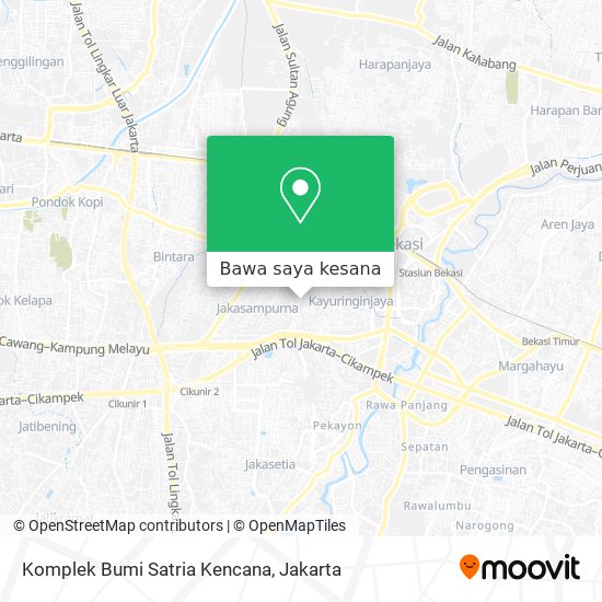 Peta Komplek Bumi Satria Kencana