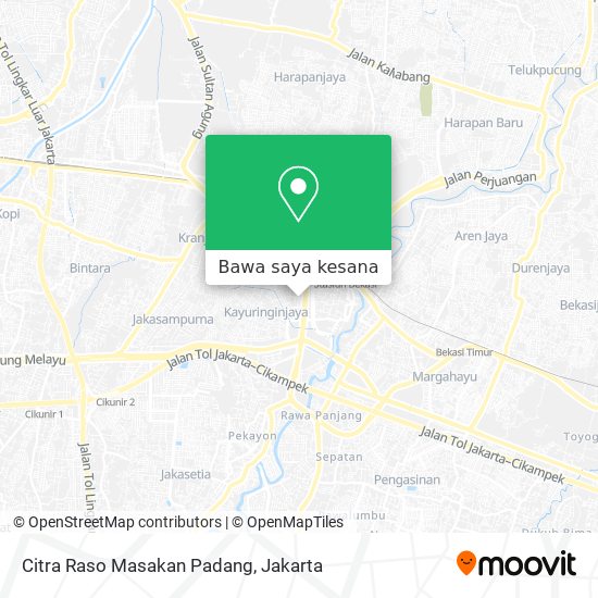 Peta Citra Raso Masakan Padang