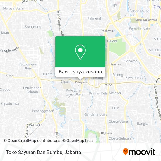 Peta Toko Sayuran Dan Bumbu