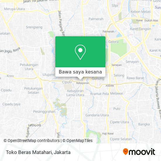 Peta Toko Beras Matahari