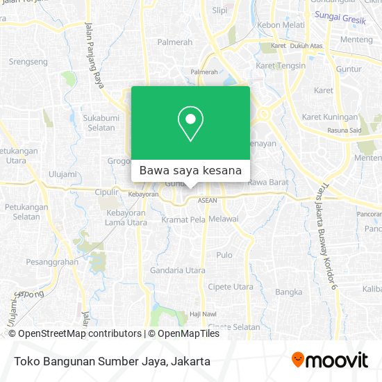 Peta Toko Bangunan Sumber Jaya