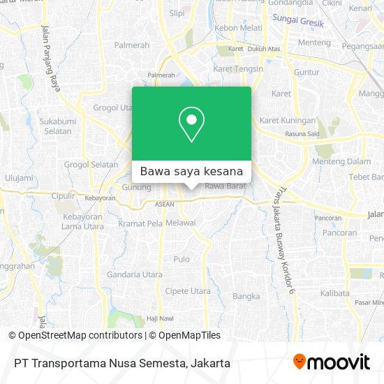 Peta PT Transportama Nusa Semesta
