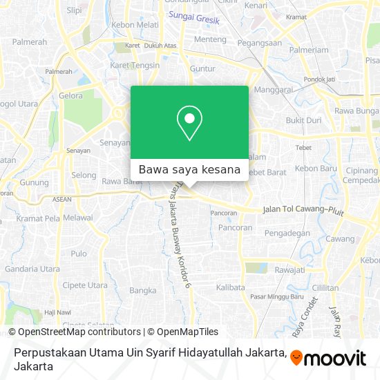 Peta Perpustakaan Utama Uin Syarif Hidayatullah Jakarta