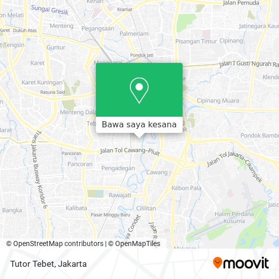 Peta Tutor Tebet