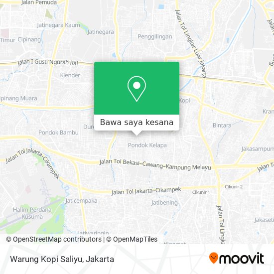 Peta Warung Kopi Saliyu