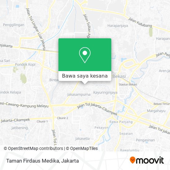 Peta Taman Firdaus Medika