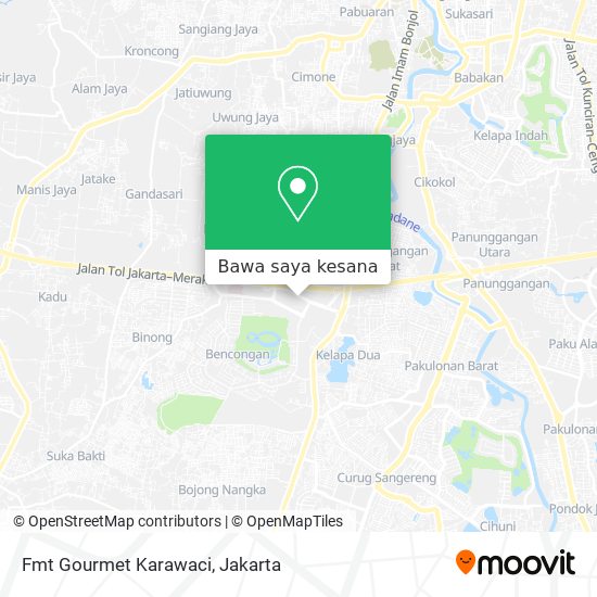 Peta Fmt Gourmet Karawaci