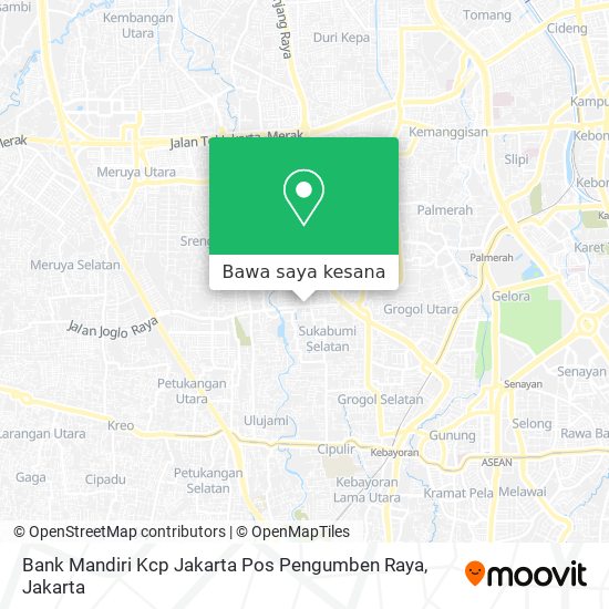 Peta Bank Mandiri Kcp Jakarta Pos Pengumben Raya