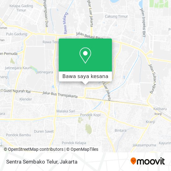 Peta Sentra Sembako Telur