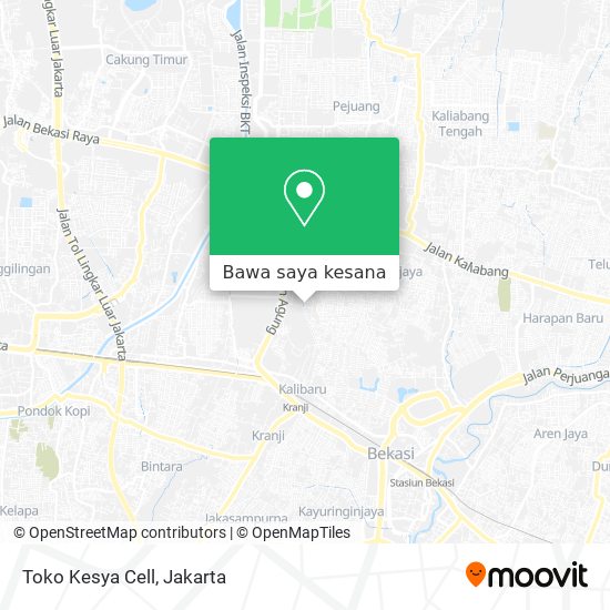 Peta Toko Kesya Cell