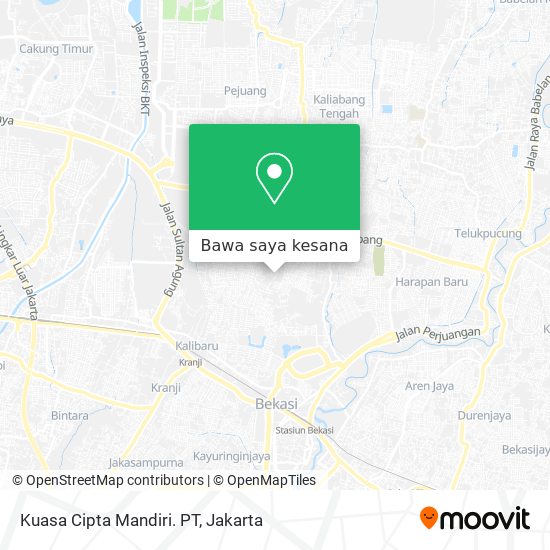 Peta Kuasa Cipta Mandiri. PT