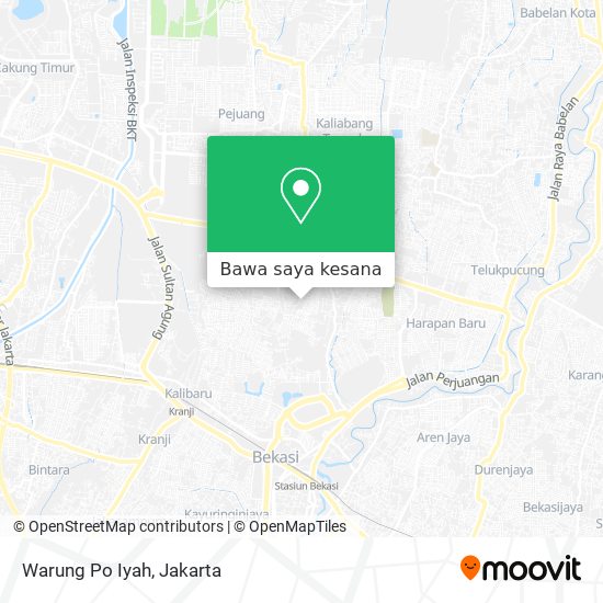 Peta Warung Po Iyah