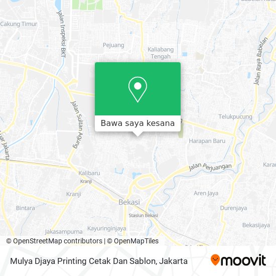 Peta Mulya Djaya Printing Cetak Dan Sablon