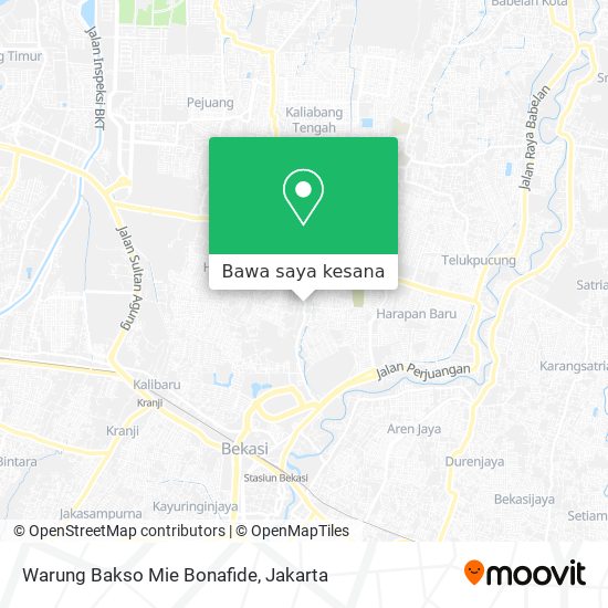 Peta Warung Bakso Mie Bonafide