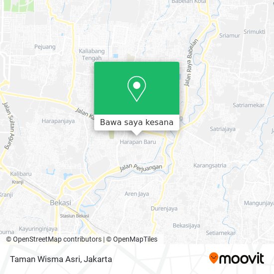 Peta Taman Wisma Asri