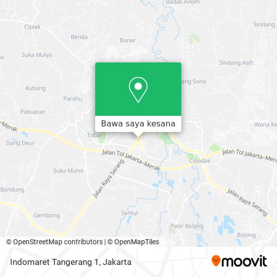 Peta Indomaret Tangerang 1