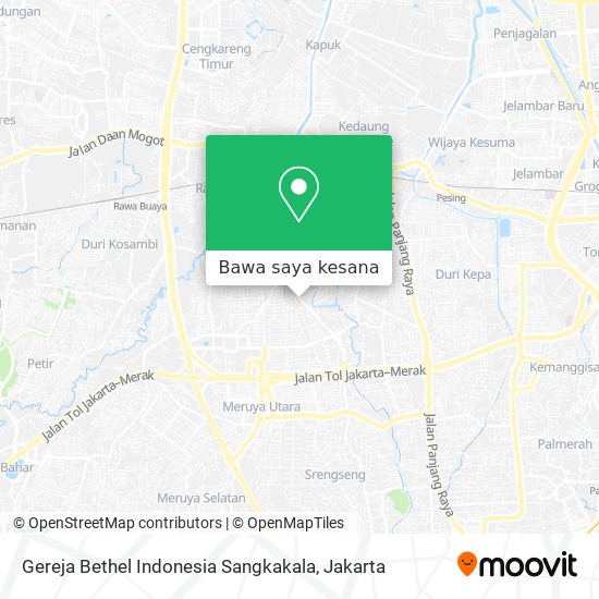 Peta Gereja Bethel Indonesia Sangkakala