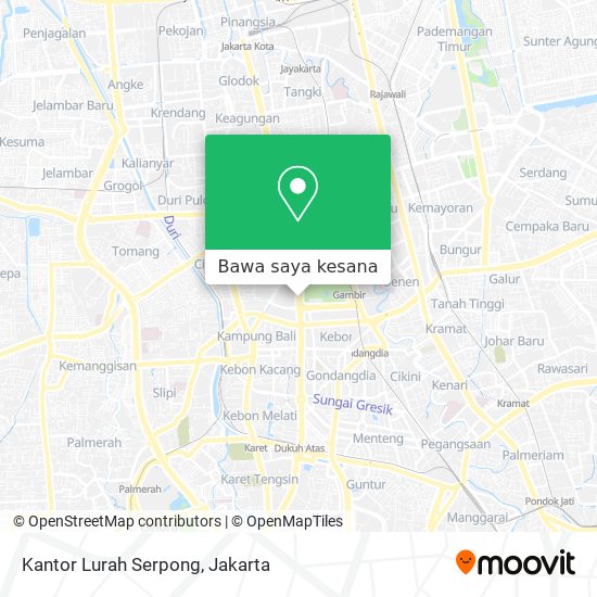 Peta Kantor Lurah Serpong