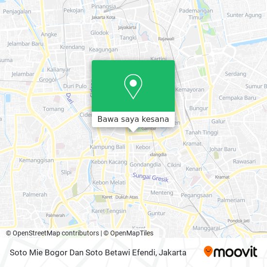 Peta Soto Mie Bogor Dan Soto Betawi Efendi