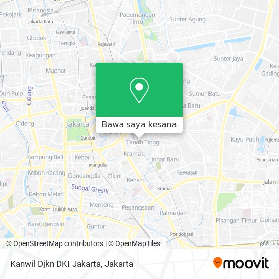 Peta Kanwil Djkn DKI Jakarta