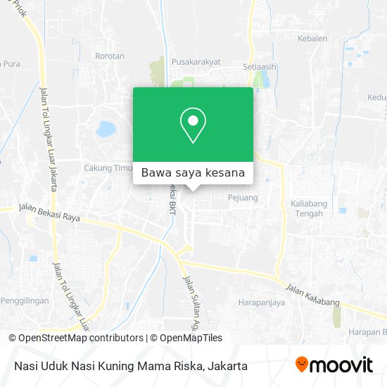Peta Nasi Uduk Nasi Kuning Mama Riska