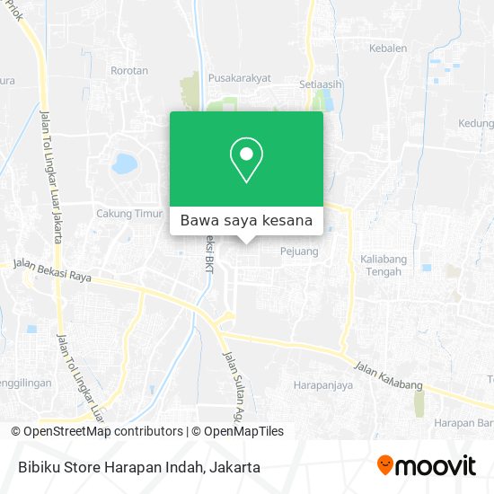 Peta Bibiku Store Harapan Indah