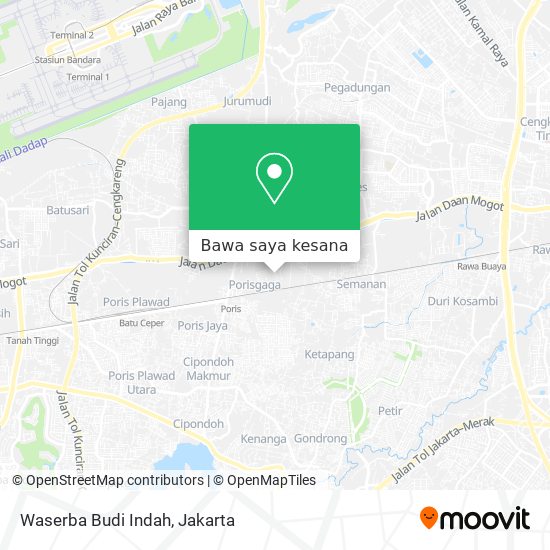 Peta Waserba Budi Indah