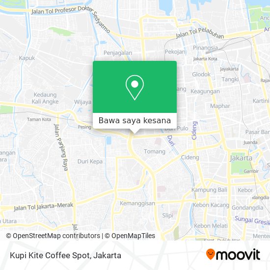 Peta Kupi Kite Coffee Spot