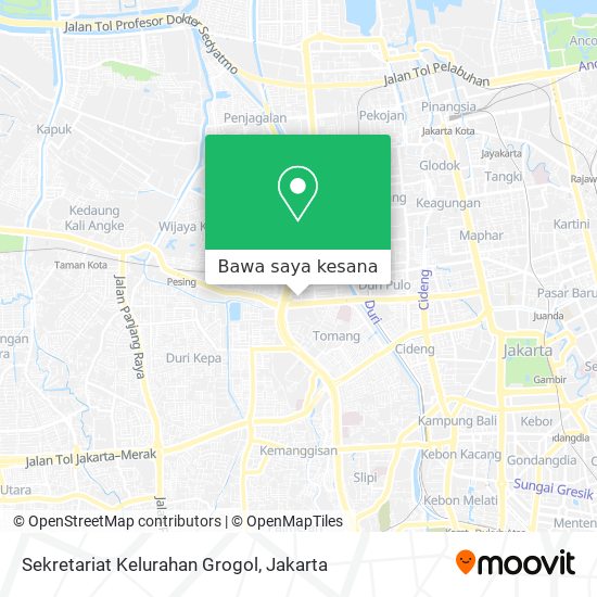 Peta Sekretariat Kelurahan Grogol