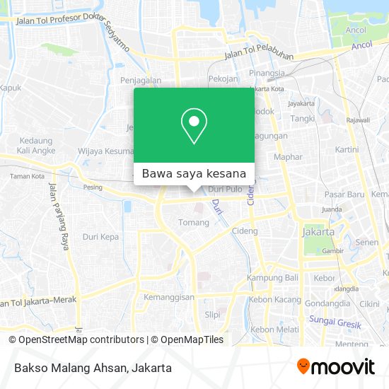 Peta Bakso Malang Ahsan