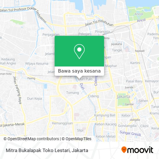 Peta Mitra Bukalapak Toko Lestari