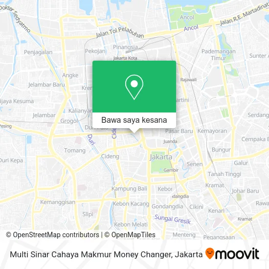Peta Multi Sinar Cahaya Makmur Money Changer