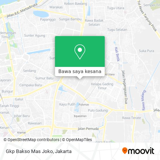 Peta Gkp Bakso Mas Joko