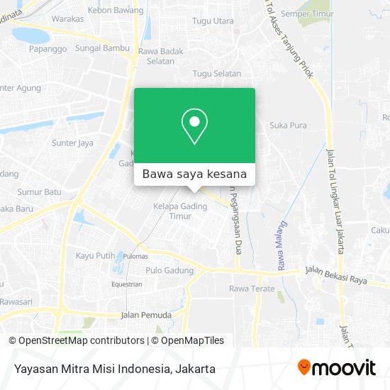 Peta Yayasan Mitra Misi Indonesia